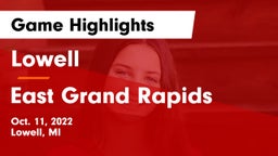 Lowell  vs East Grand Rapids  Game Highlights - Oct. 11, 2022