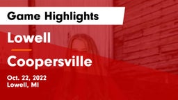 Lowell  vs Coopersville  Game Highlights - Oct. 22, 2022