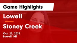 Lowell  vs Stoney Creek  Game Highlights - Oct. 22, 2022