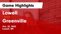 Lowell  vs Greenville  Game Highlights - Oct. 25, 2022