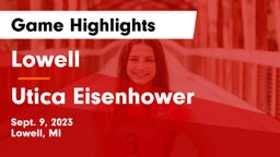 Lowell  vs Utica Eisenhower  Game Highlights - Sept. 9, 2023
