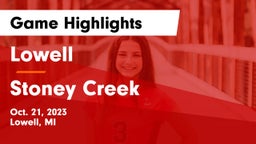 Lowell  vs Stoney Creek  Game Highlights - Oct. 21, 2023