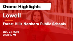 Lowell  vs Forest Hills Northern Public Schools Game Highlights - Oct. 24, 2023