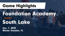 Foundation Academy  vs South Lake  Game Highlights - Jan. 7, 2020