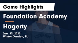 Foundation Academy  vs Hagerty  Game Highlights - Jan. 13, 2023