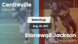 Matchup: Centreville High vs. Stonewall Jackson  2017