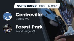 Recap: Centreville  vs. Forest Park  2017
