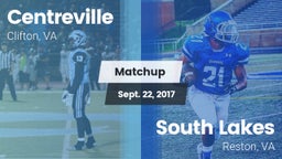 Matchup: Centreville High vs. South Lakes  2017