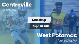Matchup: Centreville High vs. West Potomac  2017