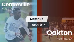 Matchup: Centreville High vs. Oakton  2017