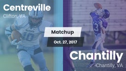 Matchup: Centreville High vs. Chantilly  2017