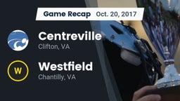 Recap: Centreville  vs. Westfield  2017