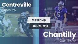 Matchup: Centreville High vs. Chantilly  2018