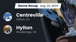 Recap: Centreville  vs. Hylton  2019
