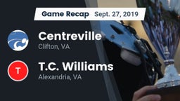 Recap: Centreville  vs. T.C. Williams 2019