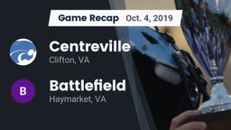 Recap: Centreville  vs. Battlefield  2019