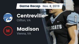 Recap: Centreville  vs. Madison  2019