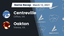 Recap: Centreville  vs. Oakton  2021