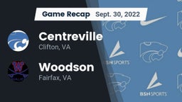 Recap: Centreville  vs. Woodson  2022