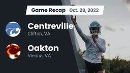 Recap: Centreville  vs. Oakton  2022