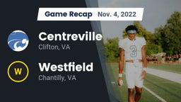 Recap: Centreville  vs. Westfield  2022