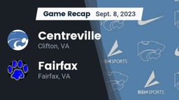Recap: Centreville  vs. Fairfax  2023