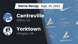 Recap: Centreville  vs. Yorktown  2023