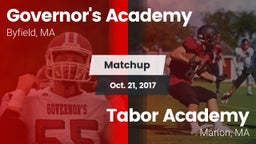 Matchup: Governor's Academy vs. Tabor Academy  2017