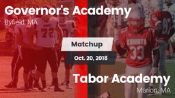 Matchup: Governor's Academy vs. Tabor Academy  2018