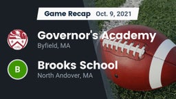 Recap: Governor's Academy  vs. Brooks School 2021