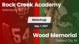 Matchup: Rock Creek Academy vs. Wood Memorial  2017