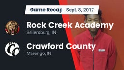 Recap: Rock Creek Academy  vs. Crawford County  2017