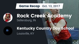 Recap: Rock Creek Academy  vs. Kentucky Country Day School 2017