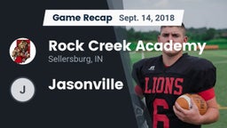 Recap: Rock Creek Academy  vs. Jasonville 2018