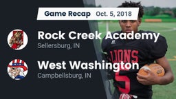 Recap: Rock Creek Academy  vs. West Washington  2018
