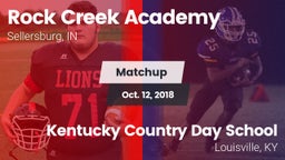 Matchup: Rock Creek Academy vs. Kentucky Country Day School 2018