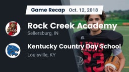 Recap: Rock Creek Academy  vs. Kentucky Country Day School 2018