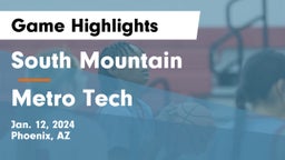 South Mountain  vs Metro Tech  Game Highlights - Jan. 12, 2024