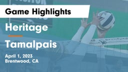 Heritage  vs Tamalpais Game Highlights - April 1, 2023