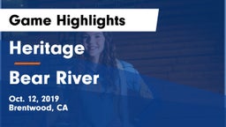 Heritage  vs Bear River Game Highlights - Oct. 12, 2019