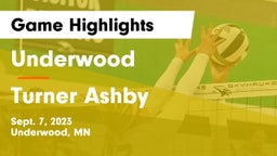 Underwood  vs Turner Ashby  Game Highlights - Sept. 7, 2023