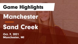 Manchester  vs Sand Creek Game Highlights - Oct. 9, 2021
