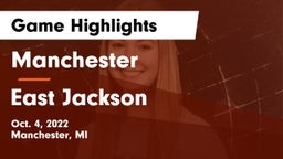 Manchester  vs East Jackson  Game Highlights - Oct. 4, 2022