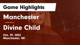 Manchester  vs Divine Child  Game Highlights - Oct. 29, 2022
