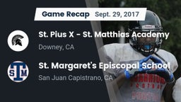Recap: St. Pius X - St. Matthias Academy vs. St. Margaret's Episcopal School 2017