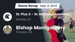 Recap: St. Pius X - St. Matthias Academy vs. Bishop Montgomery  2019