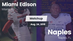 Matchup: Miami Edison High Sc vs. Naples  2017