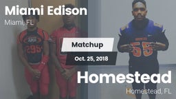 Matchup: Miami Edison High Sc vs. Homestead  2017