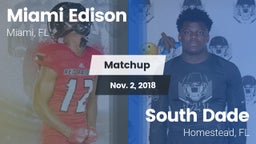 Matchup: Miami Edison High Sc vs. South Dade  2017