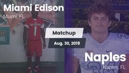Matchup: Miami Edison High Sc vs. Naples  2018
